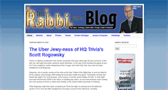 Desktop Screenshot of blog.rabbijason.com