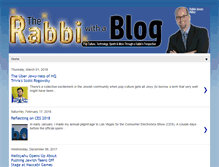 Tablet Screenshot of blog.rabbijason.com
